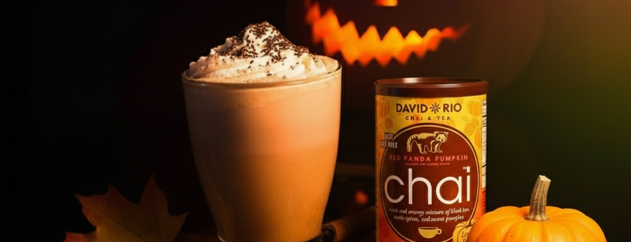 Halloween David Rio Red Panda Pumpkin Rezept banner