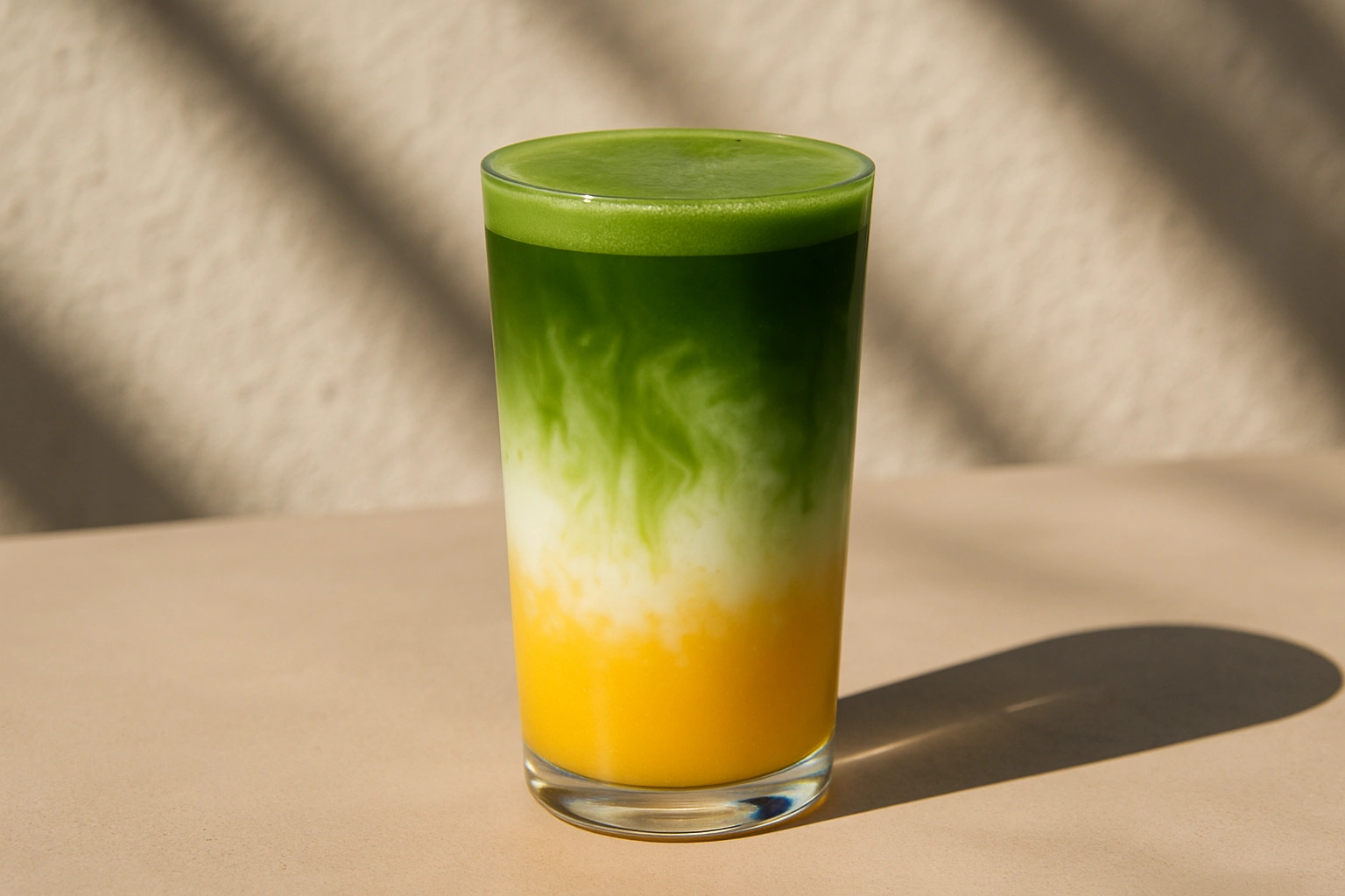 Mango Matcha Rezept – Sommerdrink mit Matcha, Mango & Milch