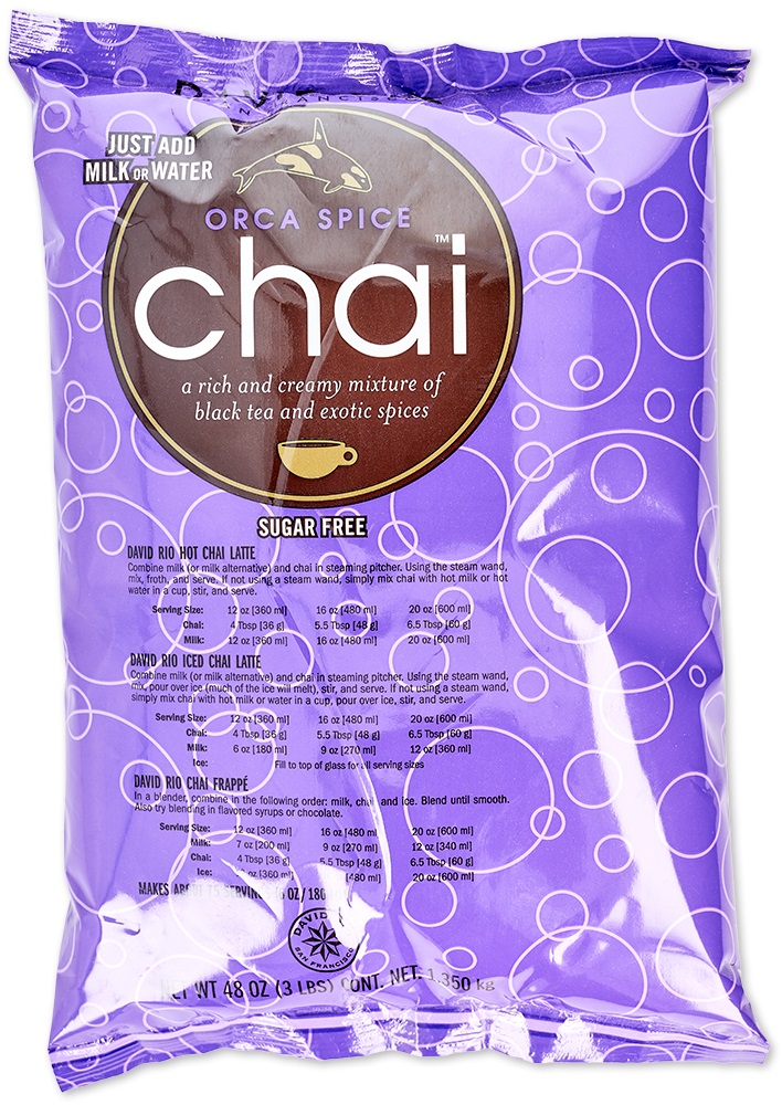 David Rio - Nachfüllbeutel - Orca Spice Chai *zuckerfrei* (1361 g)