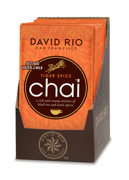 David Rio - Display - Tiger Spice Chai (12 x 28 g) David Rio - Display - Tiger Spice Chai (12 x 28 g)