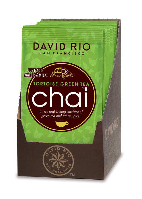 David Rio - Display - Tortoise Green Tea Chai (12 x 28 g) David Rio - Display - Tortoise Green Tea Chai (12 x 28 g)