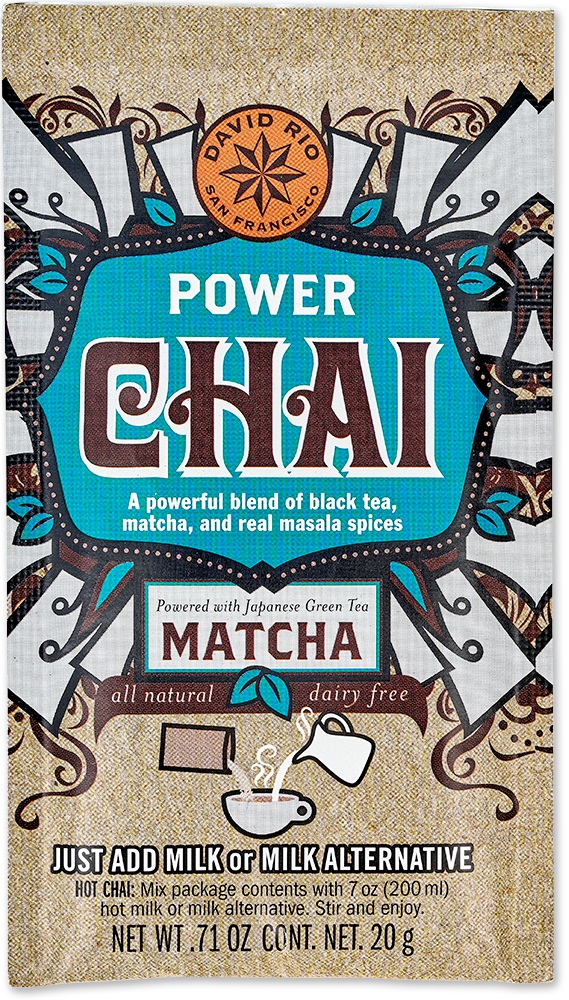 David Rio - Display - Power Chai Matcha *vegan* (12 x 20 g) David Rio - Display - Power Chai Matcha *vegan* (12 x 20 g)