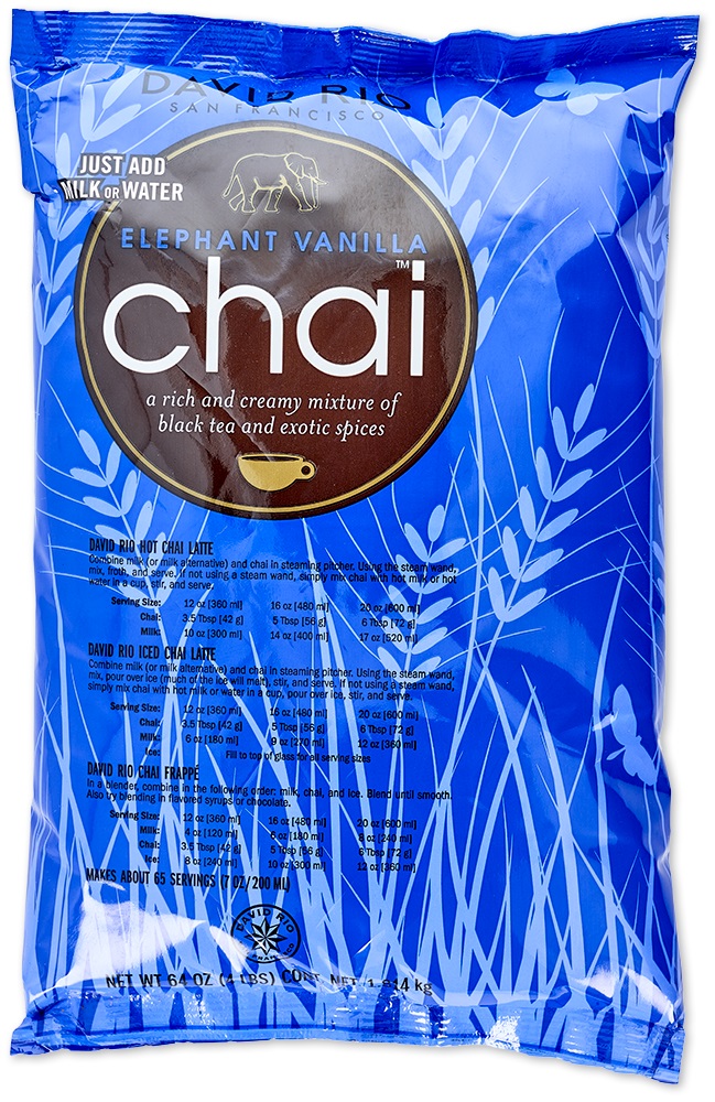 David Rio - Nachfüllbeutel - Elephant Vanilla Chai (1814 g)