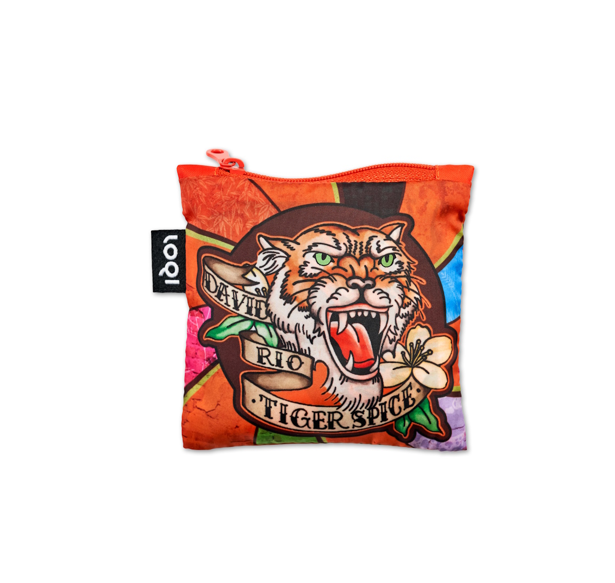 David Rio - Tiger Spice Beutel - LOQI Tragetasche 45x36 cm