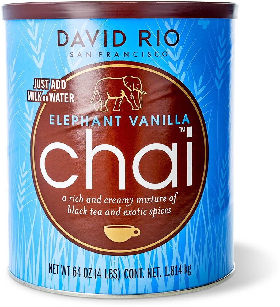 David Rio - Gastronomie - Elephant Vanilla Chai (1814 g) David Rio - Gastronomie - Elephant Vanilla Chai (1814 g)