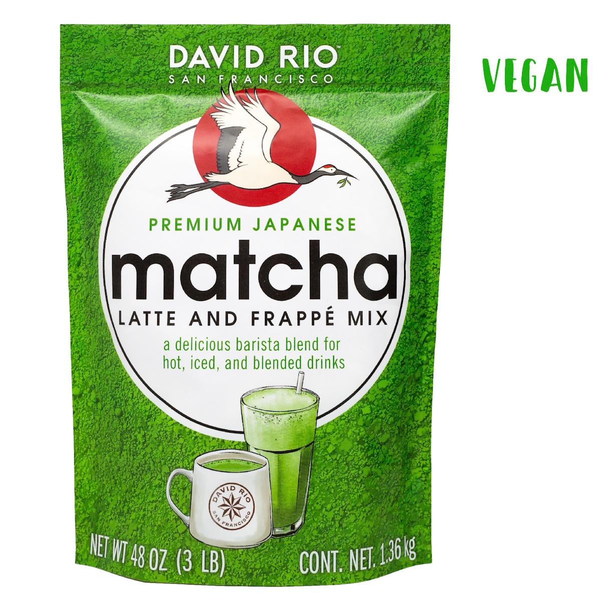 David Rio - Gastronomie Nachfüllbeutel - Frappé Matcha (1361 g)