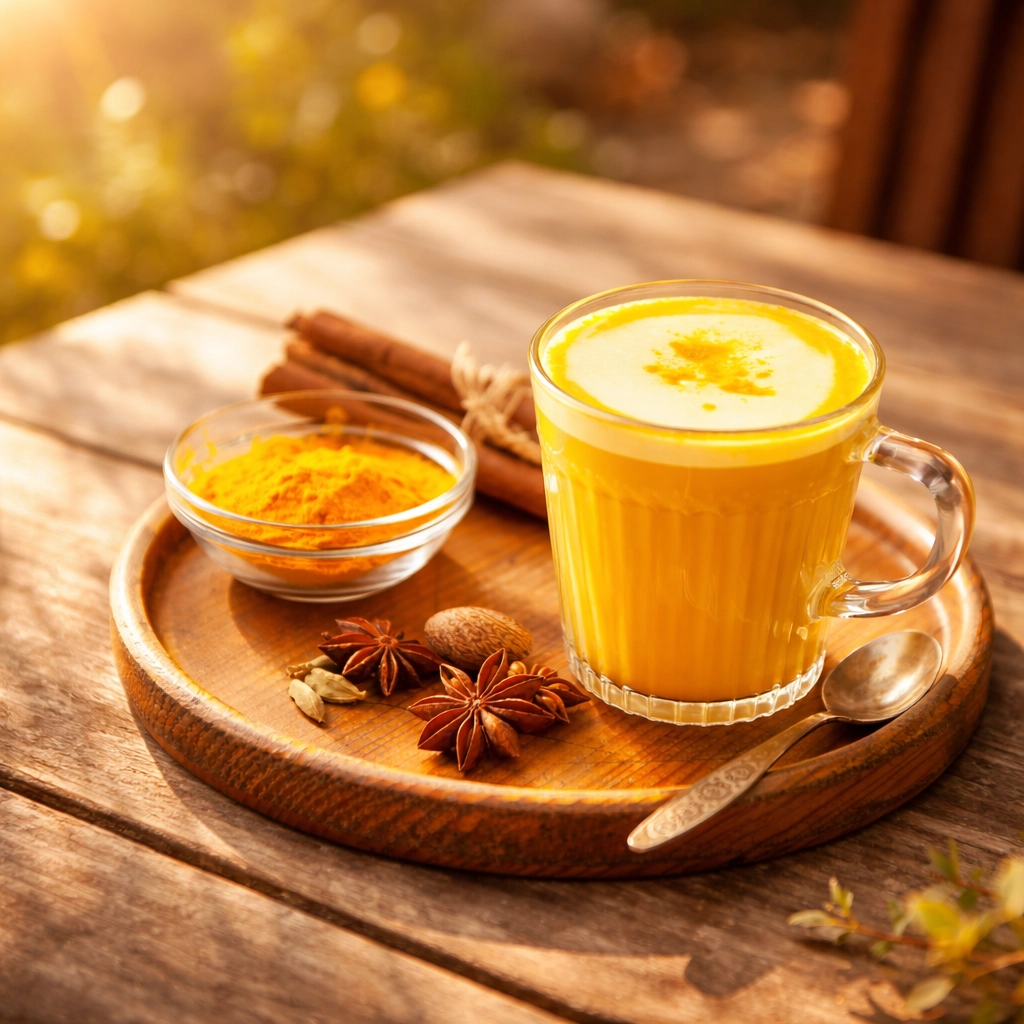 Goldene Kurkuma-Chai