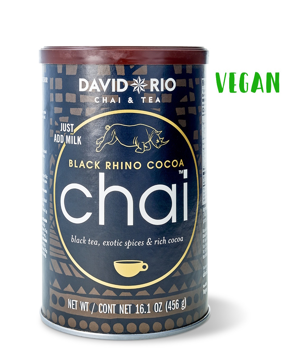 David Rio - Black Rhino Cocoa Chai *vegan* (456 g) David Rio - Black Rhino Cocoa Chai *vegan* (456 g)